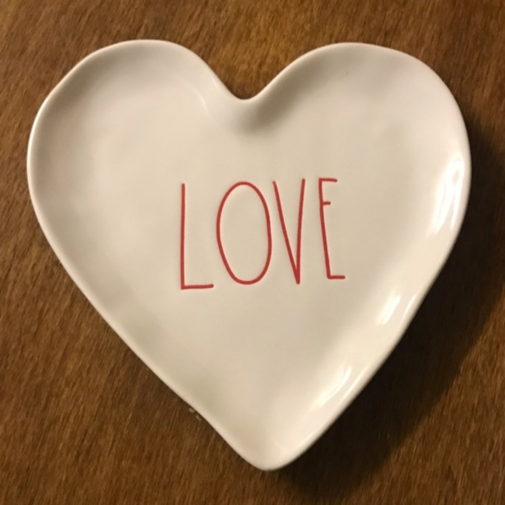 Rae Dunn Love Heart Plate